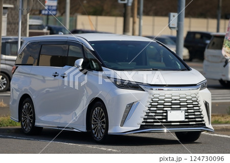 高級ミニバン 124730096