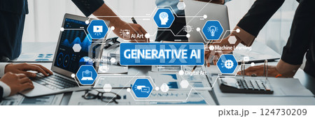 Engaging Collaboration on Generative AI Concepts with Modern Technology in a Professional Workspace. Amity 124730209