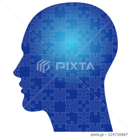 脳とメンタルヘルスのイメージ 124730967