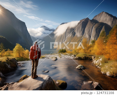 旅先の風景 124731108