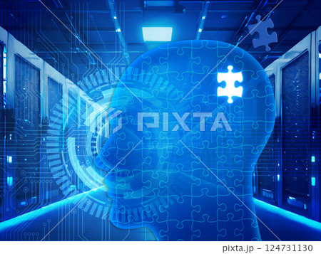 脳のイメージ、サイバーイメージ 124731130