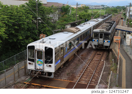 土佐くろしお鉄道　土佐大津駅の9640形気動車 124731247