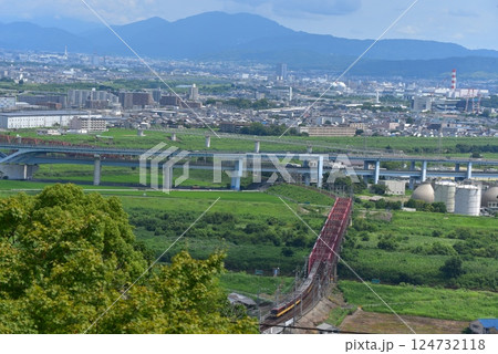 男山展望台から見る京都の風景 124732118