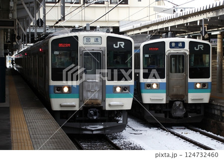 ［SN］篠ノ井線211系電車（普通：松本⇔長野） 124732460