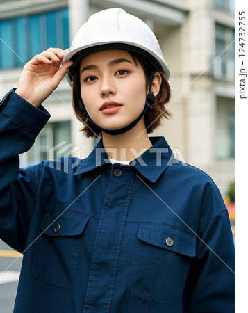 ものづくり業界で働く女性 124732755