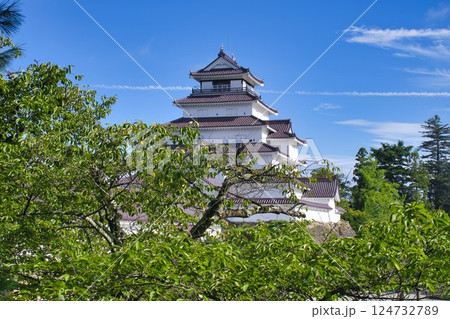 【福島県】夏の鶴ヶ城 124732789