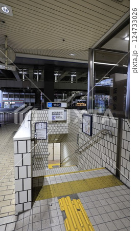 東京メトロ半蔵門線の水天宮前駅1a番出入口 東京メトロ半蔵門線の水天宮前駅1a番出入口 124733026