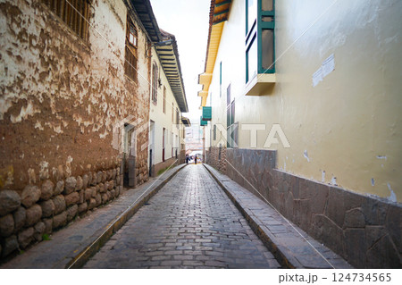 インカの古都クスコの街並み 124734565
