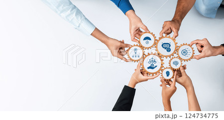Collaborative Efforts in Ethics and Accountability with Gears Symbolizing Shared Values and Responsibilities for Effective Decision-Making. Amity 124734775
