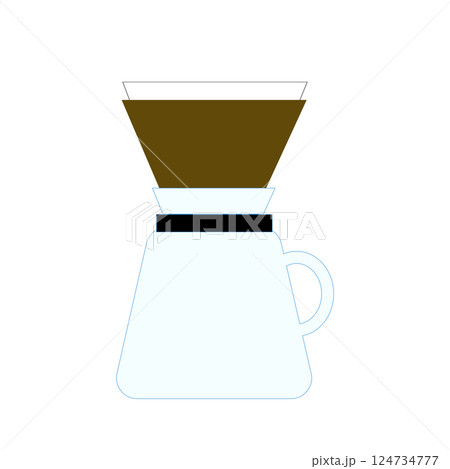 コーヒーサーバー、ドリッパー 124734777