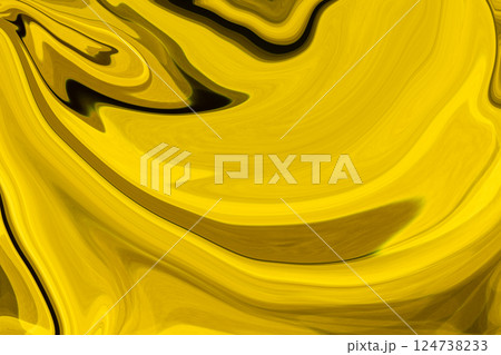 金色の立体的な背景素材 金色の立体的な背景素材 124738233