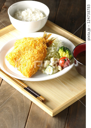 鯵のフライ定食 鯵のフライ定食 124738783