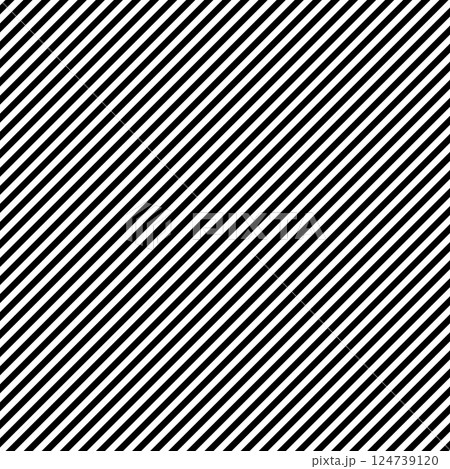 モノクロの斜めストライプ 124739120