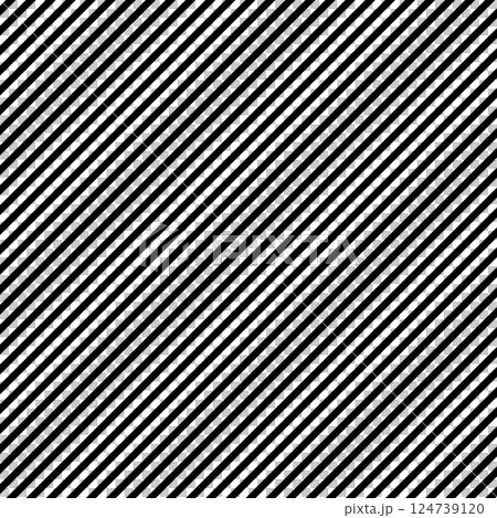 モノクロの斜めストライプ 124739120