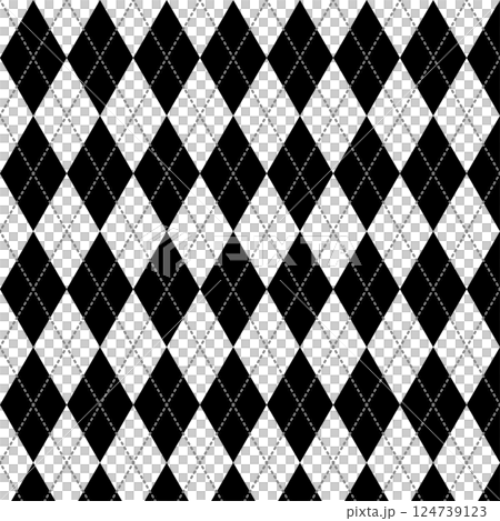 モノクロのアーガイル モノクロのアーガイル 124739123
