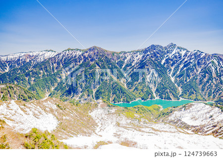 立山黒部アルペンルート 大観峰から望む風景 立山黒部アルペンルート 大観峰から望む風景 124739663