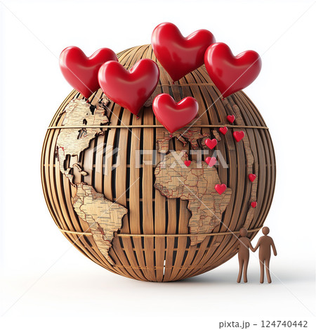 Global Unity and Love, Worldwide Love and Connection 124740442