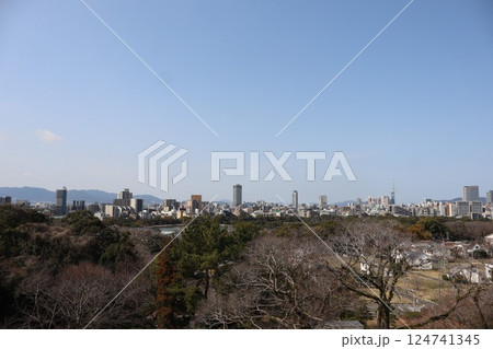 舞鶴城から見た福岡市 124741345