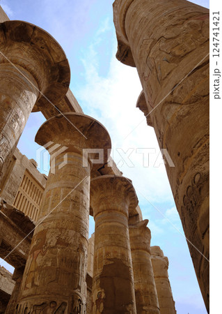 Columns of The Karnak Temple Columns of The Karnak Temple 124741421