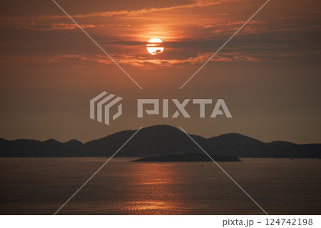 THAILAND PATTAYA KO LAN ISLAND SUNSET 124742198