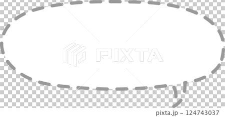 minimal doodle hand draw speech bubble balloon, think speak talk text box banner, flat design png illustration 124743037