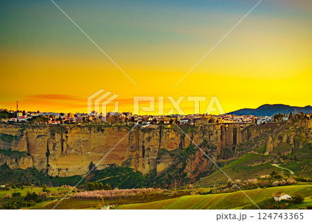 Ronda town, Andalusia, Spain. 124743365