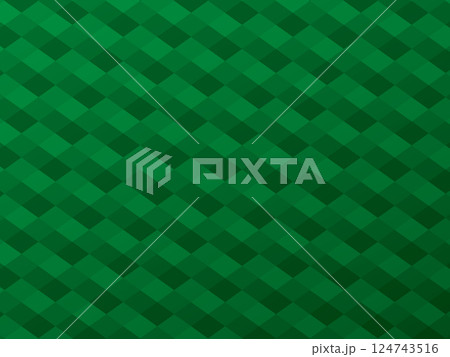 和風の緑色の菱形模様パターン 124743516