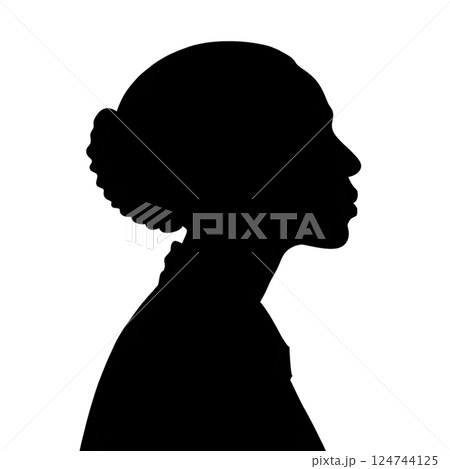 silhouette of a woman 124744125