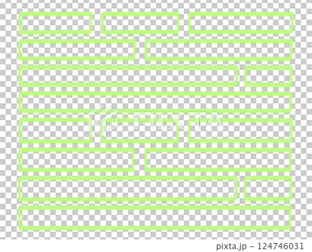 簡單的手繪標記框架集 124746031