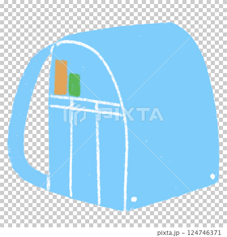 水色のランドセル 水色のランドセル 124746371