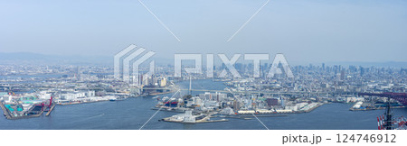 大阪市のパノラマ風景 大阪市のパノラマ風景 124746912