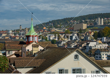 スイスのチューリッヒの大自然の景色 スイスのチューリッヒの大自然の景色 124747939