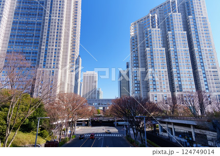 東京 西新宿のビジネス街 東京 西新宿のビジネス街 124749014