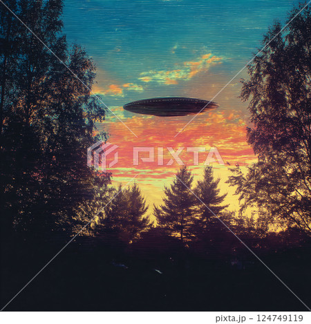 未確認飛行物体、レトロタッチ 未確認飛行物体、レトロタッチ 124749119