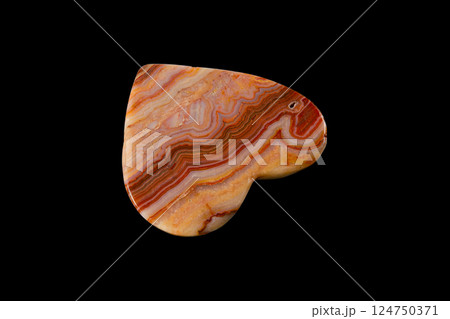 アゲート 自然が描く模様 124750371