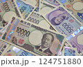 日本円　日本の紙幣 124751880