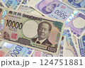 日本円　日本の紙幣 124751881