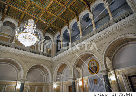 Interior of the Marble Hall Chernivtsi National University, Ukraine. 124752642