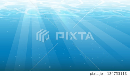 Ocean underwater background Ocean underwater background 124753118