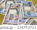 日本円　日本の紙幣 124753721