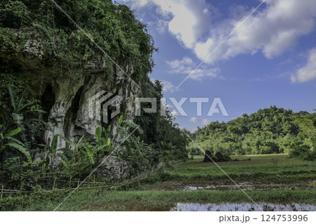Vietnam, Hoa Binh Province, Mai Chau Valley Vietnam, Hoa Binh Province, Mai Chau Valley 124753996