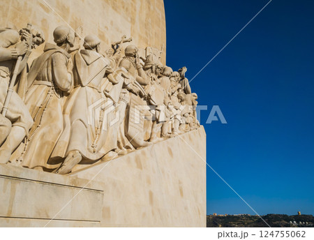Amazing detail of Padrao dos Descobrimentos, Monument of the Discoveries, Lisbon, Portugal Amazing detail of Padrao dos Descobrimentos, Monument of the Discoveries, Lisbon, Portugal 124755062