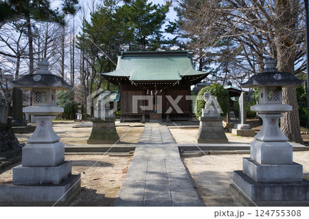 蒲生久伊豆神社　境内　埼玉県越谷市蒲生 124755308