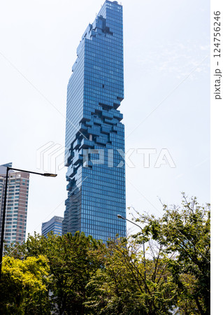 View of King Power Mahanakhon, Bangkok Thailand 124756246
