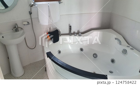 Jacuzzi bathtub interior in bathroom 124758422