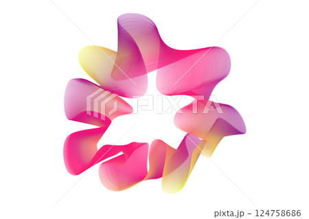 Neon sound waves. Sound circle lines, radial spectrum. Colorful cover for a musical poster and album. Radial spectrum vector Neon sound waves. Sound circle lines, radial spectrum. Colorful cover for a musical poster and album. Radial spectrum vector 124758686