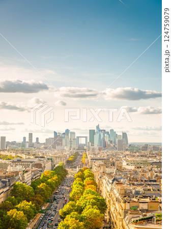 skyline of Paris, France skyline of Paris, France 124759079
