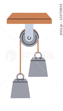 Hand-drawn physics laboratory demonstration equipment Hand-drawn physics laboratory demonstration equipment 124759658