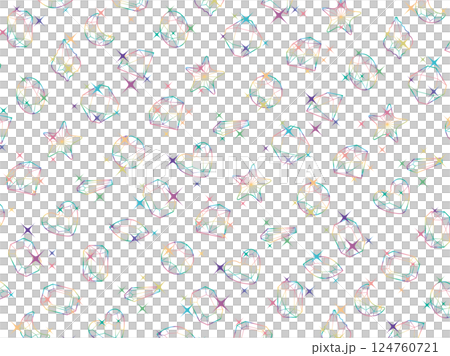 カットガラス柄、21虹濃 124760721