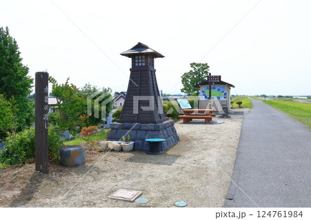利根川の右岸と左岸を結ぶ渡船の渡し場、赤岩の渡し 利根川の右岸と左岸を結ぶ渡船の渡し場、赤岩の渡し 124761984